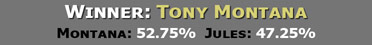 Winner: Tony Montana