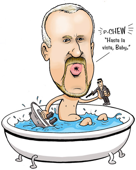 James Cameron caricature