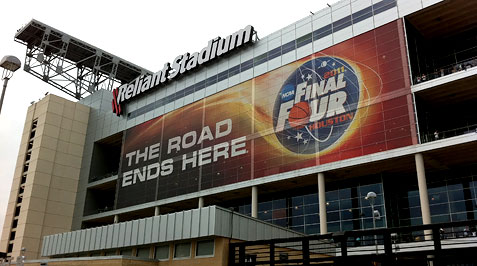 Reliant Stadium at the Final Four