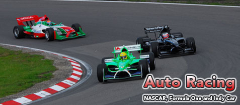 Auto Racing, NASCAR, Formula One, Indy Car